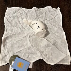 Doudoublure Passeport De Doudou Bunny Rabbit Lovey Security Blanket NWT rare